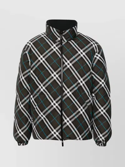 BURBERRY CHECK REVERSIBLE DOWN JACKET