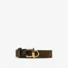Burberry Rocking Horse Checked Belt In Furrow