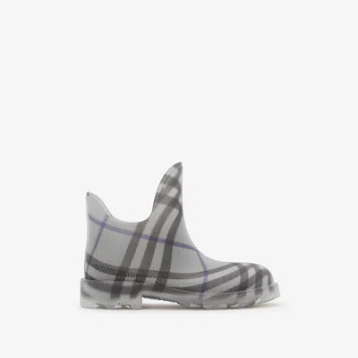 BURBERRY BURBERRY CHECK RUBBER MARSH LOW BOOTS