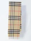 Burberry Cashmere Scarf With Check Motif Women