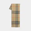 Burberry Embroidered Wool Scarf