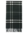 Burberry Check Scarves Black In Multi