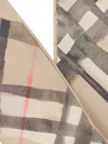 Burberry Check Scarf In Brown