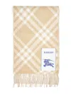Burberry "check" Scarf By  In Brown