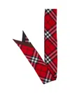 Burberry 'check' Scarf In Red