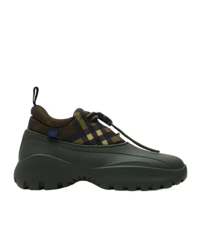 BURBERRY BURBERRY CHECK SCOOT TREK SNEAKERS