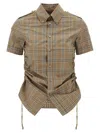 Burberry Camicia In Popeline Ricamato  Donna