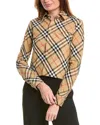 Burberry Cotton Shirt With Check Motif