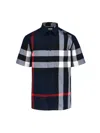 Burberry Summerton Check Cotton Shirt In Multi