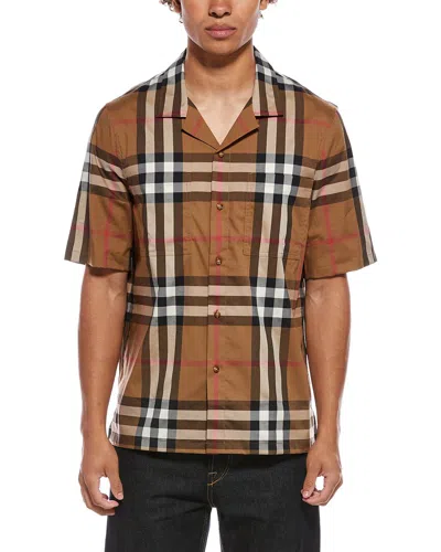 Burberry Check Shirt In Multi