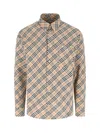 Burberry Check Shirt In Multi
