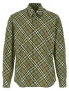 Burberry Embroidered Poplin Shirt With Button Cuffs