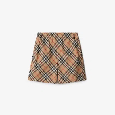 BURBERRY BURBERRY CHECK SHORTS