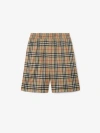 Burberry Vintage Check-printed Shorts In Archive Beige