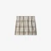 Burberry Check Deck Shorts In Beige