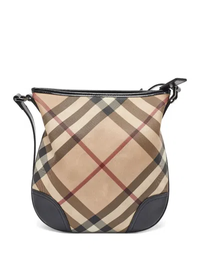 Pre-owned Burberry Check Shoulder Bag