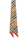 Burberry Thin Silk Check Scarf Accessories