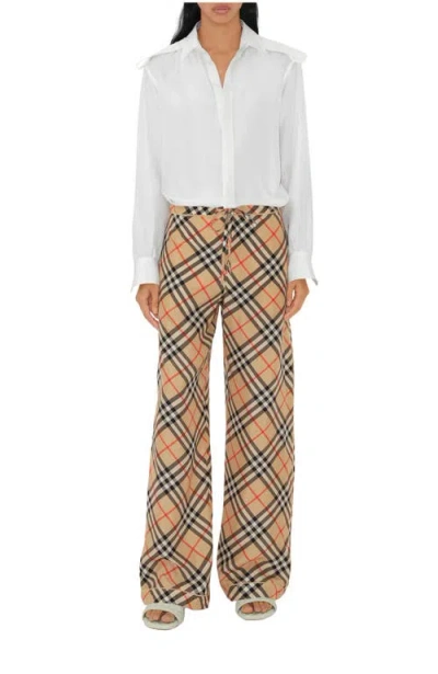 Burberry Check Silk Pyjama Trousers