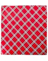 Burberry Silk Check Square Scarf In Red