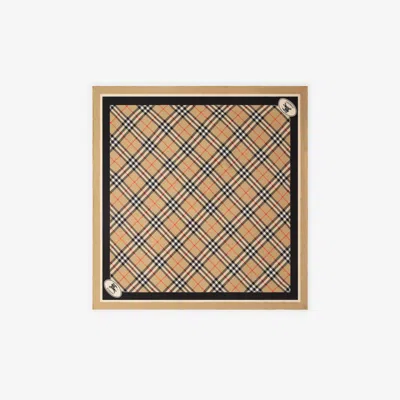 BURBERRY BURBERRY CHECK SILK SCARF
