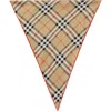 Burberry Check Silk Scarf In Neutral