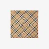 Burberry Check Silk Scarf In Sand