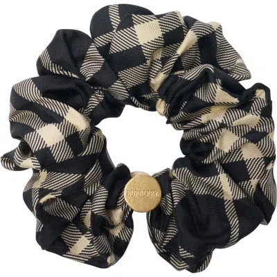 BURBERRY BURBERRY CHECK SILK SCRUNCHIE