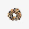 Burberry Check Silk Scrunchie In Brown