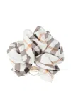 Burberry Check Silk Scrunchie In Multi
