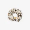 Burberry Check Silk Scrunchie In Neutral