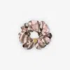 Burberry Check Silk Scrunchie In Pink