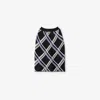 Burberry Check Pleated Silk Pull-on Skirt In Black