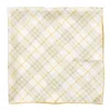 Burberry Check Silk Square Scarf In Wheat