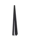 Burberry Check Silk Tie In Black