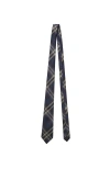 Burberry Check-pattern Silk Tie In Multi