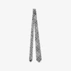 Burberry Check Silk Tie In Glacier