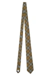 Burberry Silk Check Tie In Oxide Ip Check