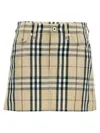 Burberry Check Denim M In Beige