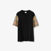 Burberry Regular Logo T-shirt In Black
