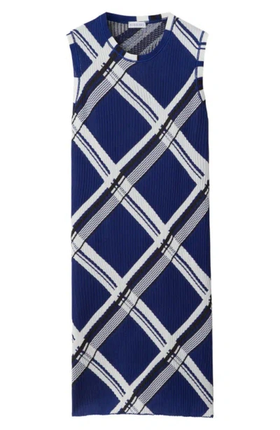 Burberry Women Check Motif Silk Dress In Multi