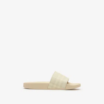 BURBERRY BURBERRY CHECK SLIDES