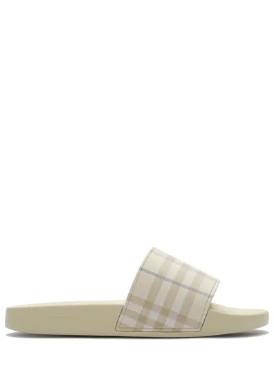 BURBERRY BURBERRY CHECK SLIDES