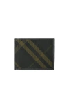 Burberry Check Bifold Wallet In Shadow