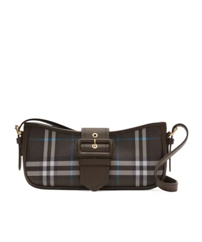 BURBERRY BURBERRY CHECK PATTERNED SLING SHOULDER BAG