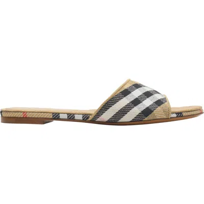 BURBERRY BURBERRY CHECK SLOANE SLIDES