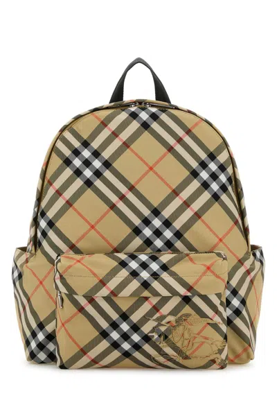 BURBERRY BURBERRY CHECK SMALL BACKPACK