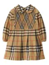 Burberry Baby Girls Mini Ida Check Dress In Brown