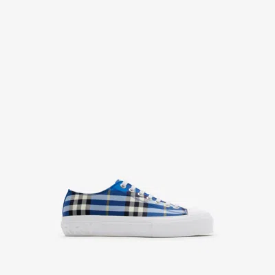 Burberry Check Nylon Blend Sneakers