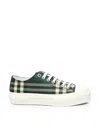 Burberry Check Nylon Blend Sneakers
