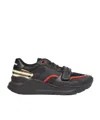 Burberry Vintage Check Ramsey Sneakers In Black